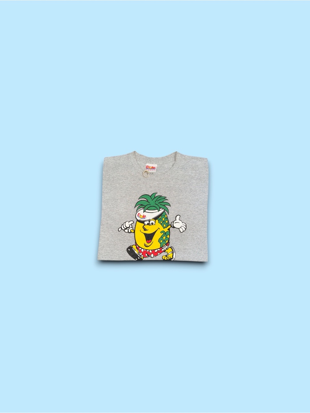 Vintage Dole Hawaii Hug a Pineapple rainbow warrior t-shirt grey men’s large